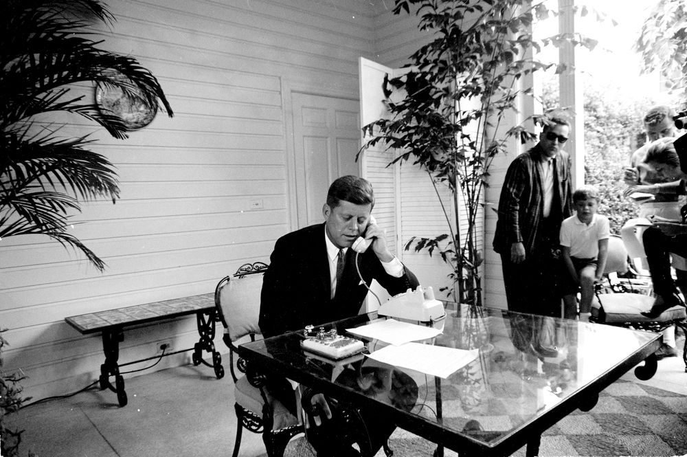 Clint Hill, JFK Jr, JFK in 1962
